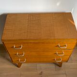 Chest of drawers 3 drawers compass feet