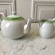 Duo of a teapot and a milk jar 60s