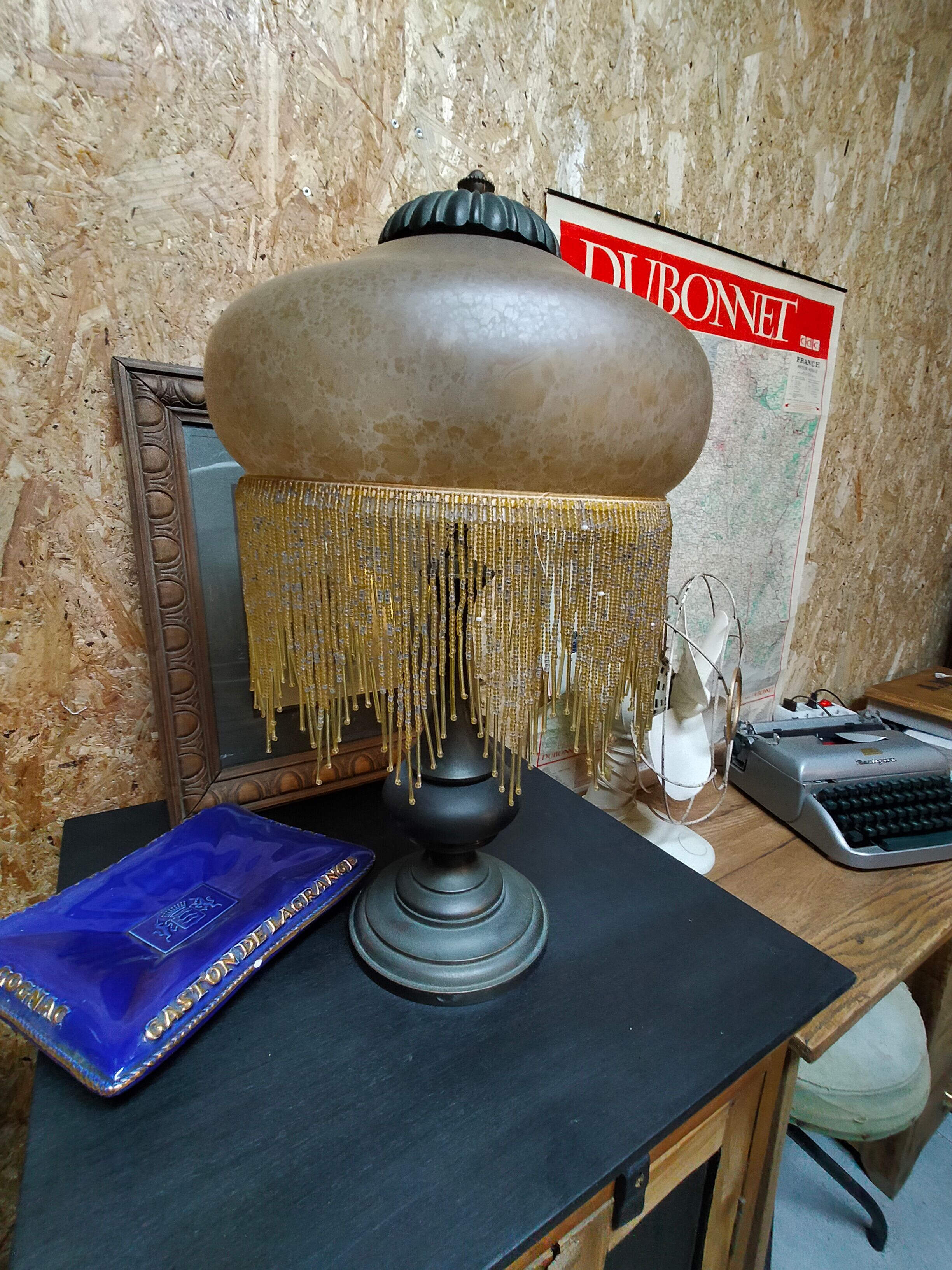 Table lamp, mushroom style, art-nouveau period