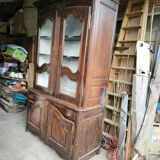 Large 2-body oak sideboard from the Regency period