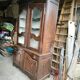 Large two-part oak buffet from the Regency period