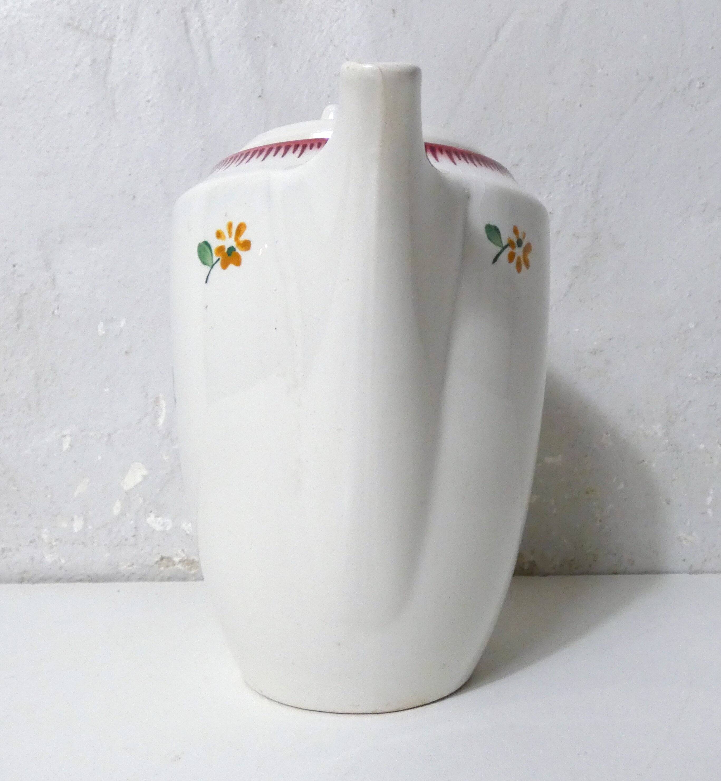 Digoin sarreguemines teapot model fleurettes