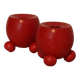 Paire de petits porte-bougies Dala