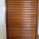 Burwood oak curtain file cabinet, 1960s