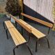 Pair of school benches