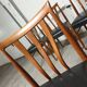 Set of 6 Scandinavian teak chairs 1960