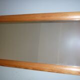 Mirror domed wooden frame 140X45, 80s