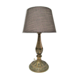 Patinated bronze lamp neo classic vintage style