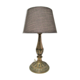 Patinated bronze lamp neo classic vintage style