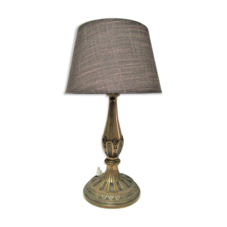 Patinated bronze lamp neo classic vintage style