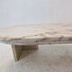 Table basse ou d'appoint en marbre italien, années 1980
