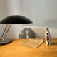 Desk lamp saucer Aluminor France vintage 70s