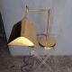 Vintage design brass reading desk lamp ep 1970