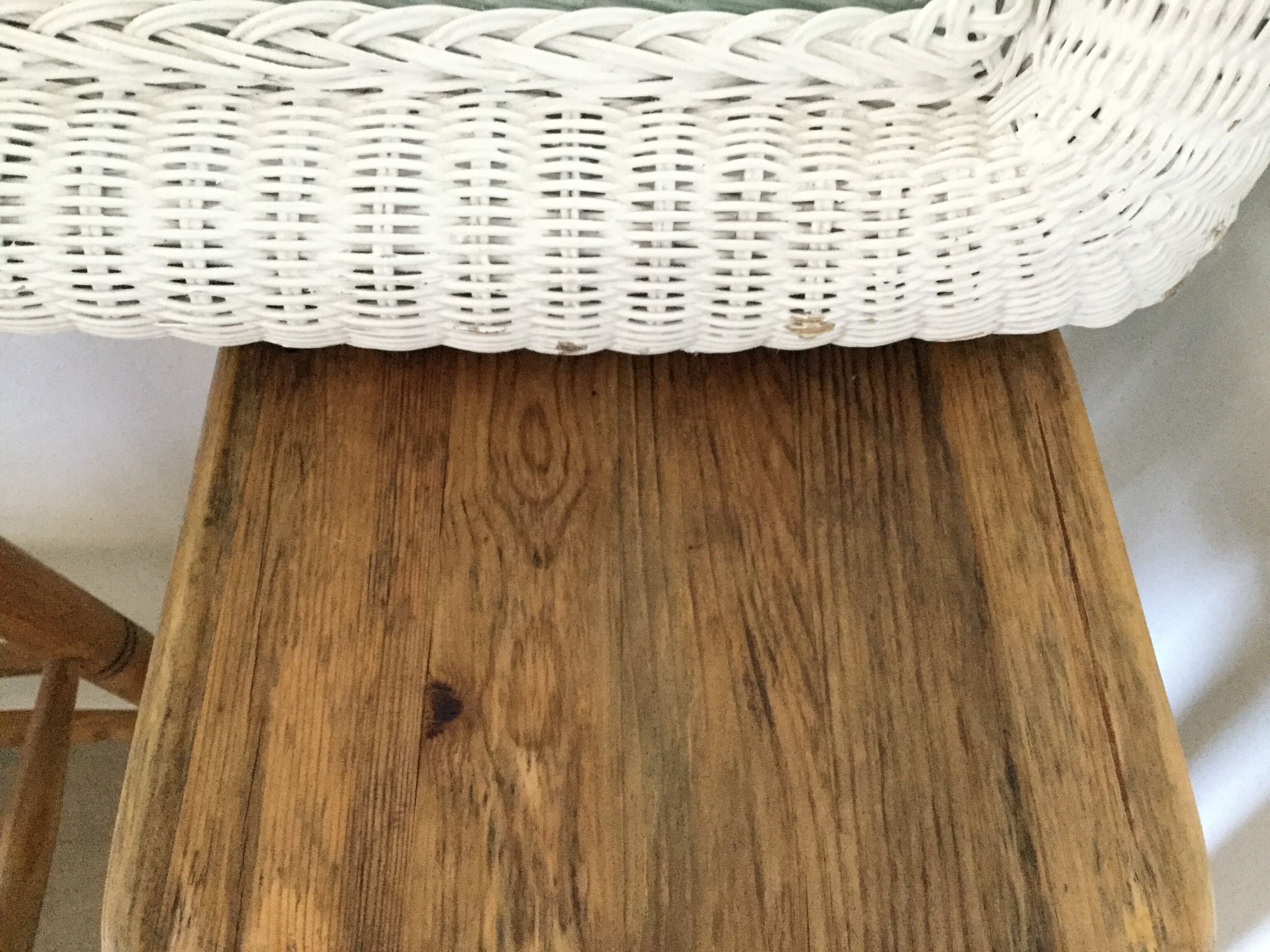 Half moon rattan mirror  76x62cm