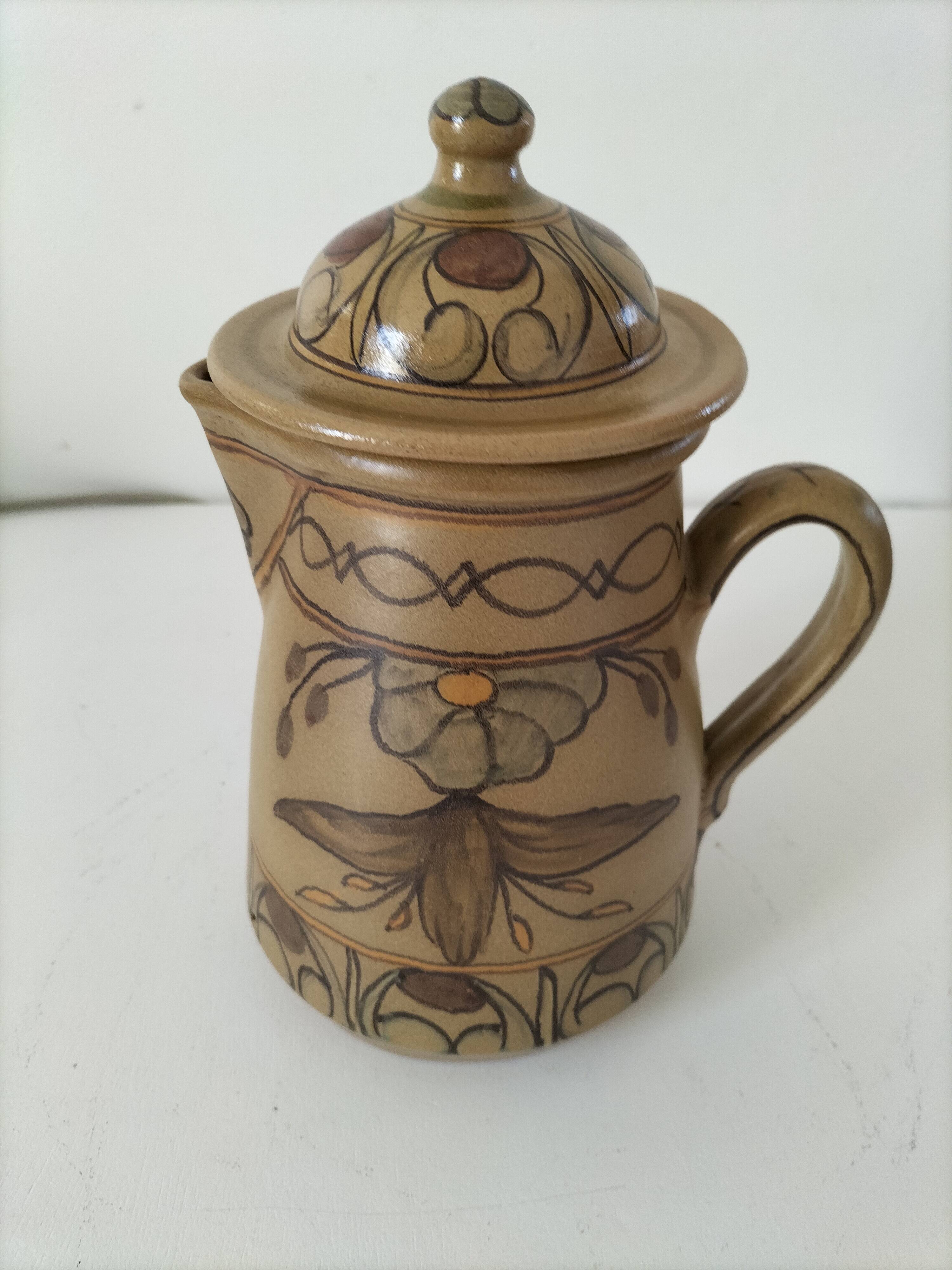 Signed Portuguese pottery jug