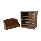 Set trieur vintage en bois