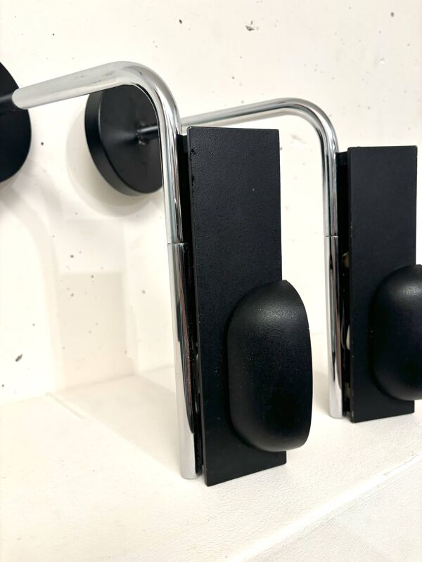Paire d’appliques Camera terra, Ernesto Gismondi, Artemide 1980