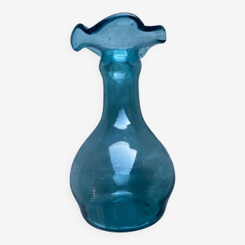 Vase verre bullé