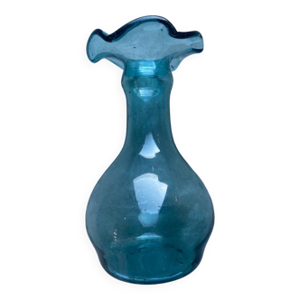 Vase verre bullé