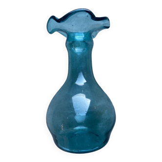 Bubble glass vase