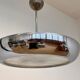 Chrome Bauhaus / Functionalism Pendant UFO by Napako, 1940s