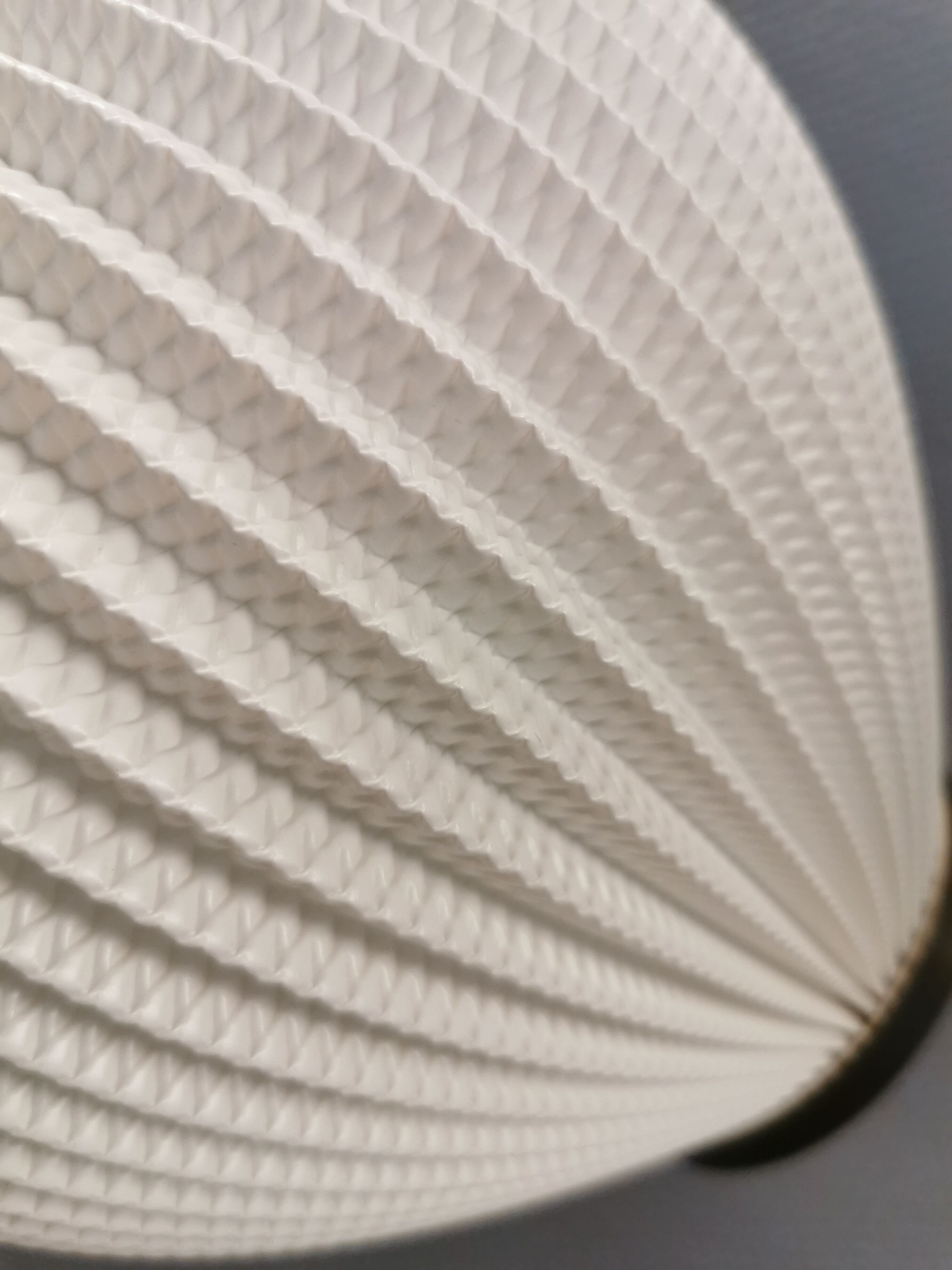 Danish pleated lamp model Pearl Shade, produced by Hoyrup Light and designed by Lars Ejler Schiøler