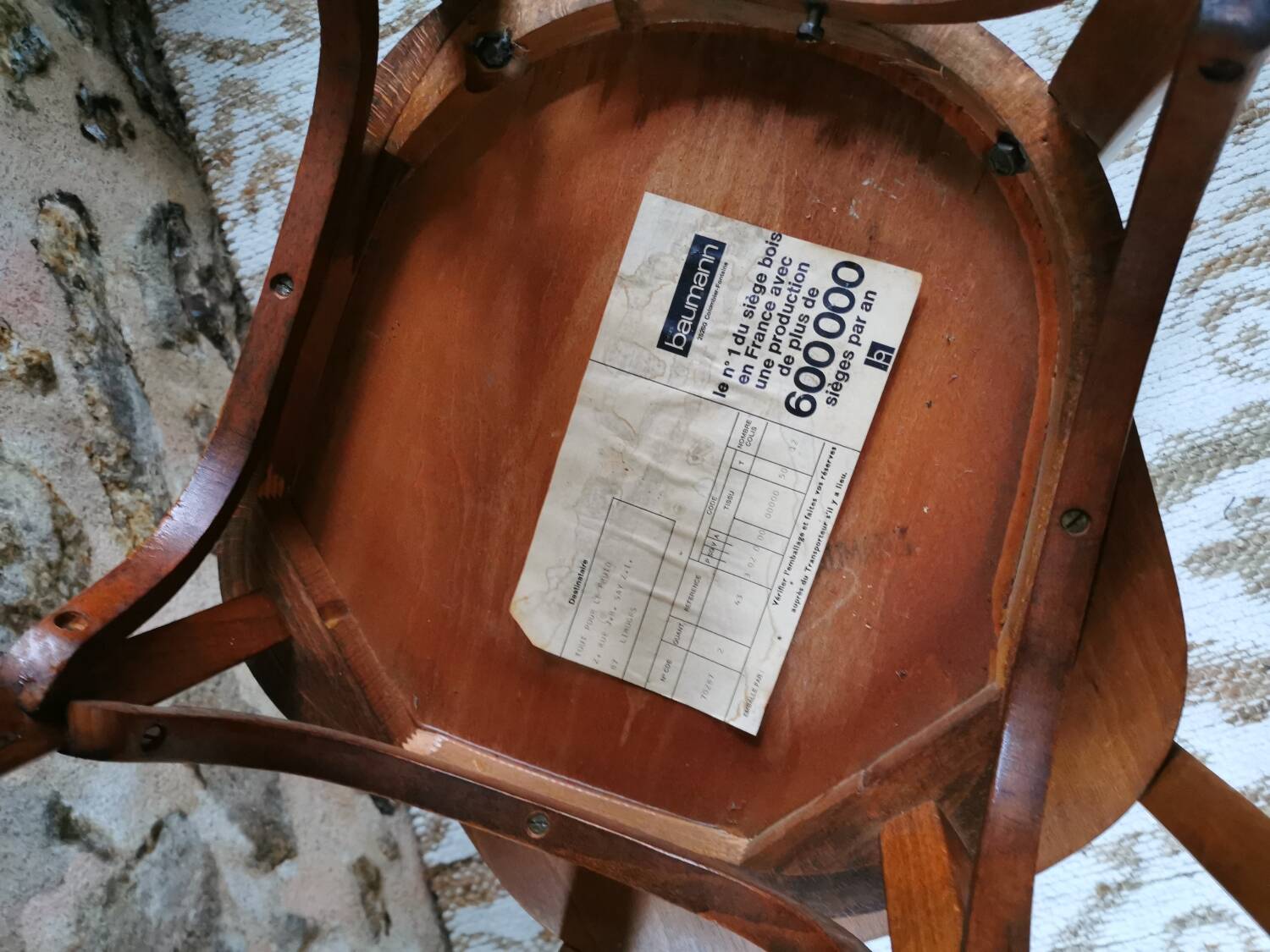 Duo of Bistro Chairs, Baumann