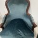 Pair of Louis XV style armchairs in natural wood, 20th century.