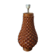 Large vintage woven lamp base in Riviera/Boho style from the 1970s.