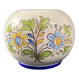 Earthenware ball vase from Nevers Montagnon