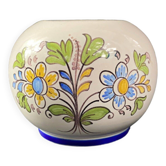 Vase boule en faïence de Nevers Montagnon