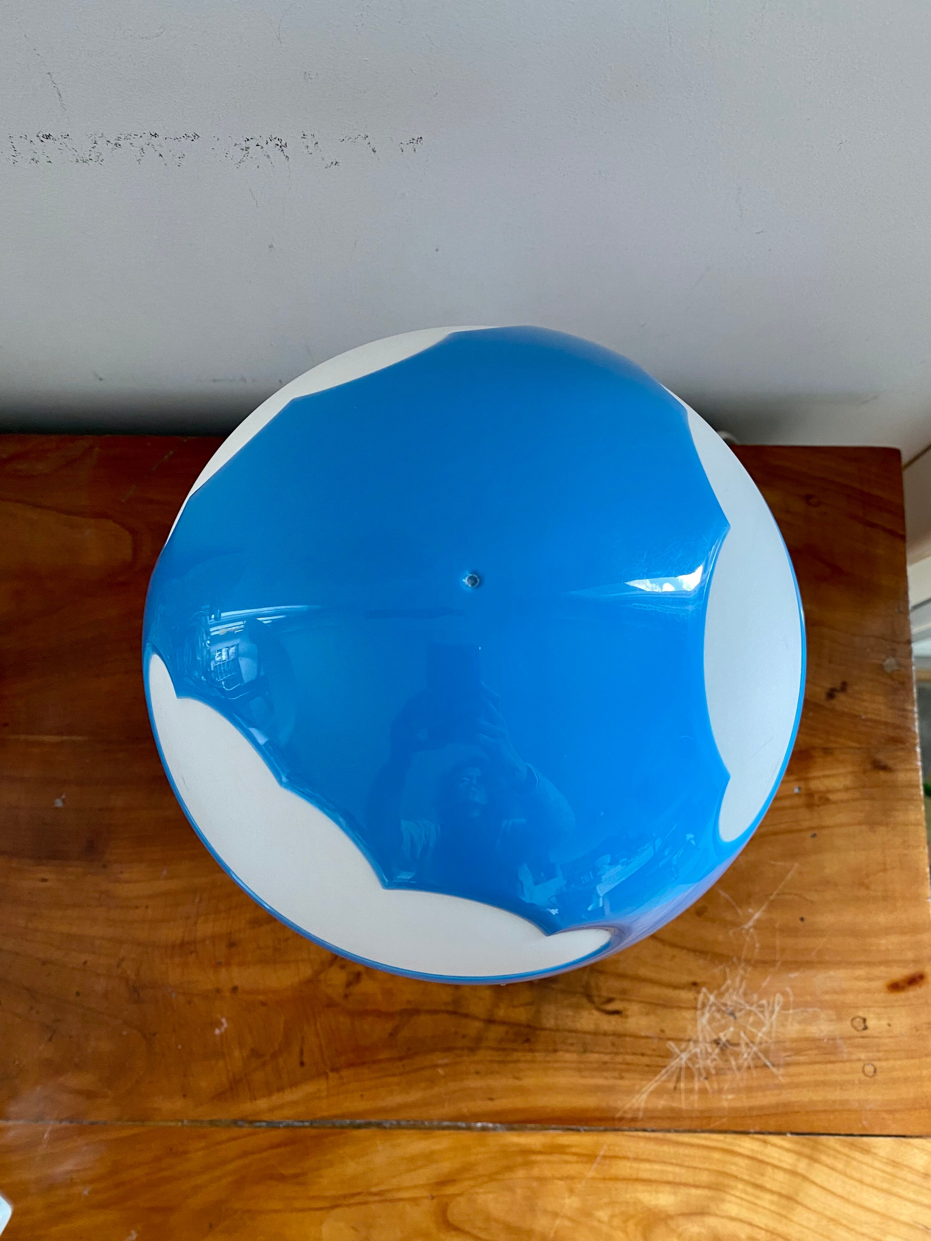 Mushroom lamp cloud Skojig Ikea blue design Henri Preutz