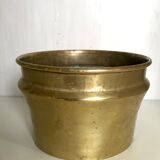 Vintage brass pot cover