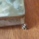 Alabaster Jewelry Box of superb alliance of green and ocher hues