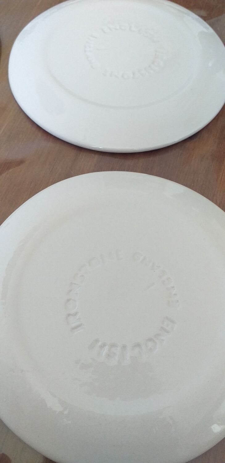 6 small plates English Ironstone