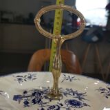 Porcelain cake display Sarreguemines Lancaster model