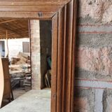 Ancient Burmese teak mirror