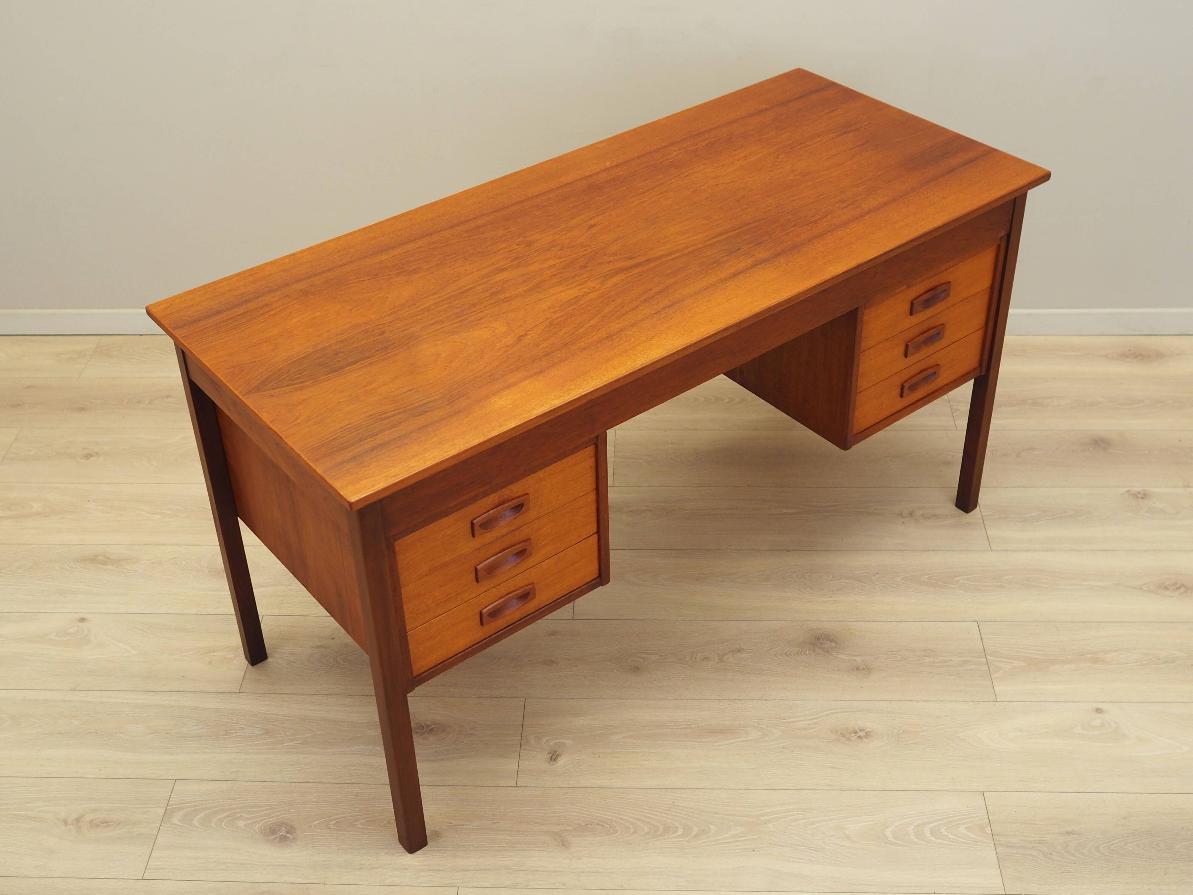 Teak desk, Danish design, 1970s, production: Denmark