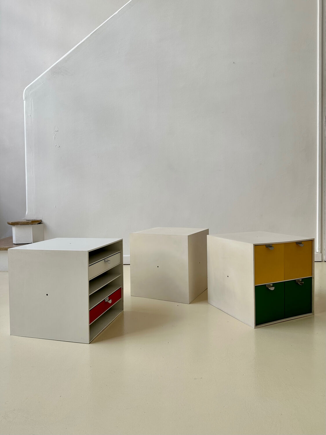 Set of 3 storage cubes Palaset by Ristomatti Ratia for Treston, 1970