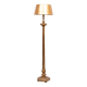 Rococo Italian Wooden Floor Lamp in Gold, 1950s