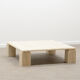 70’s Italian travertine coffee table