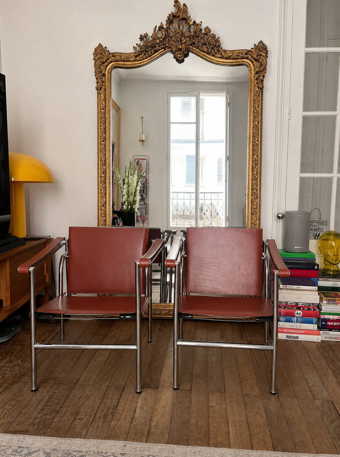 Pair of LC1 Armchairs by Le Corbusier for Cassina, 1990s
