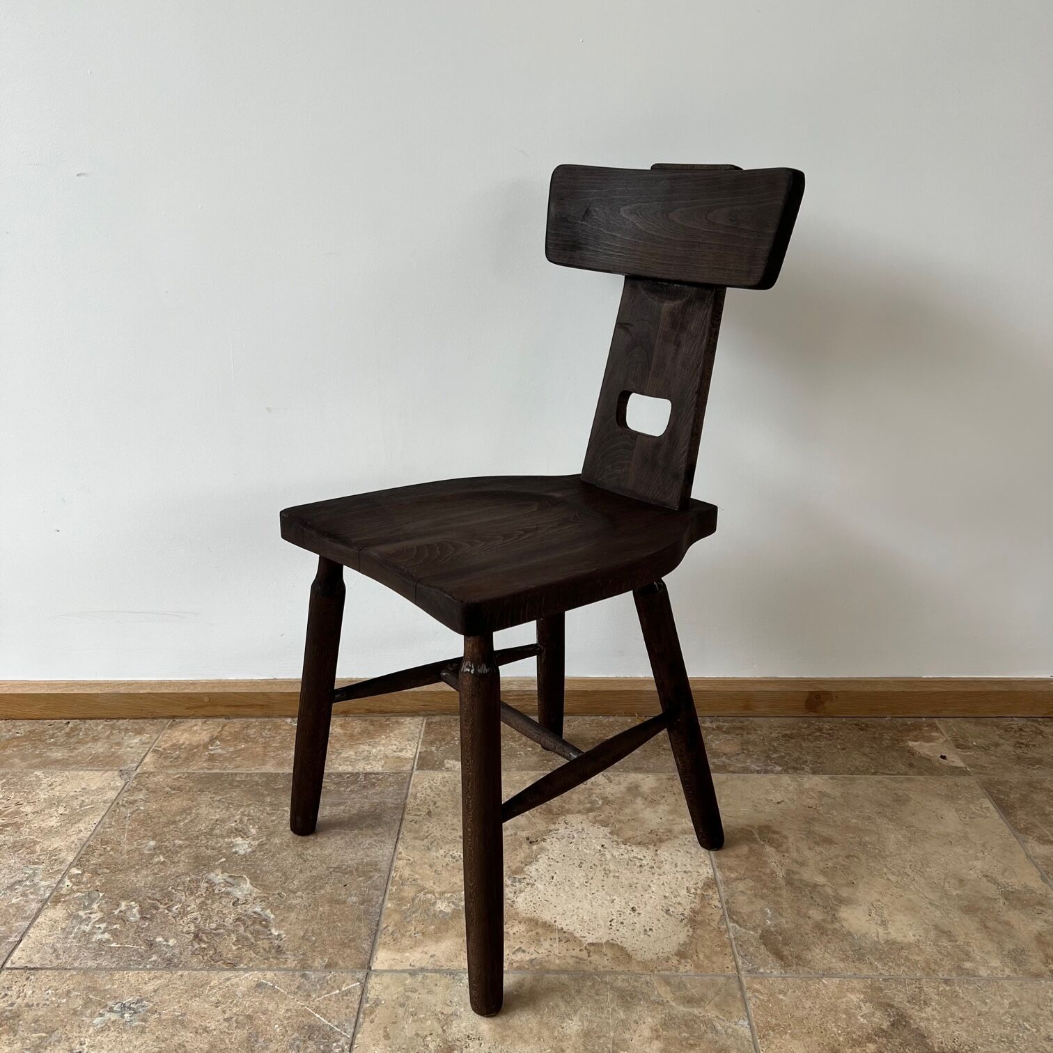 Set of six mid-century dining chairs
