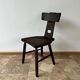 Set of six mid-century dining chairs