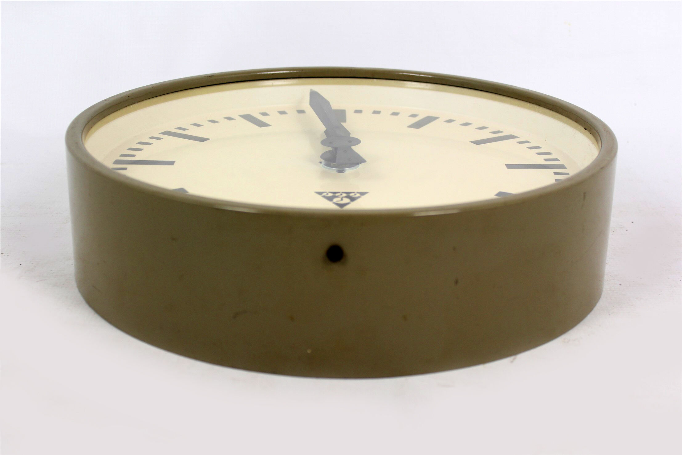 Industrial railway clock by Pragotron, 1960s