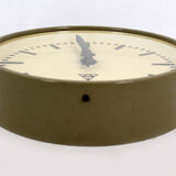 Industrial railway clock by Pragotron, 1960s