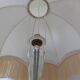 Lampe cristal taillé à la main et marbre blanc 57 cm