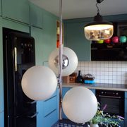 Italian 1970 3-light pendant light