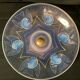 Art Deco bird bowl in opalescent glass, signed circa 1930