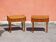 Pair of 2 vintage Danish bedside tables from the 1960s.